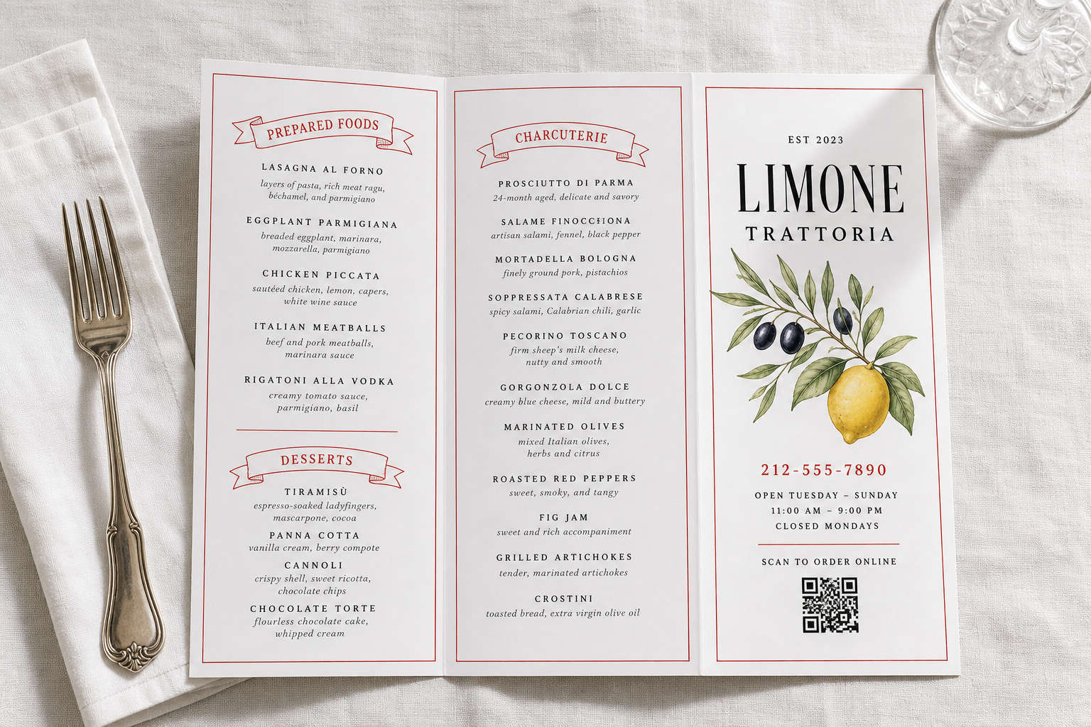 Ongoing restaurant design retainer work