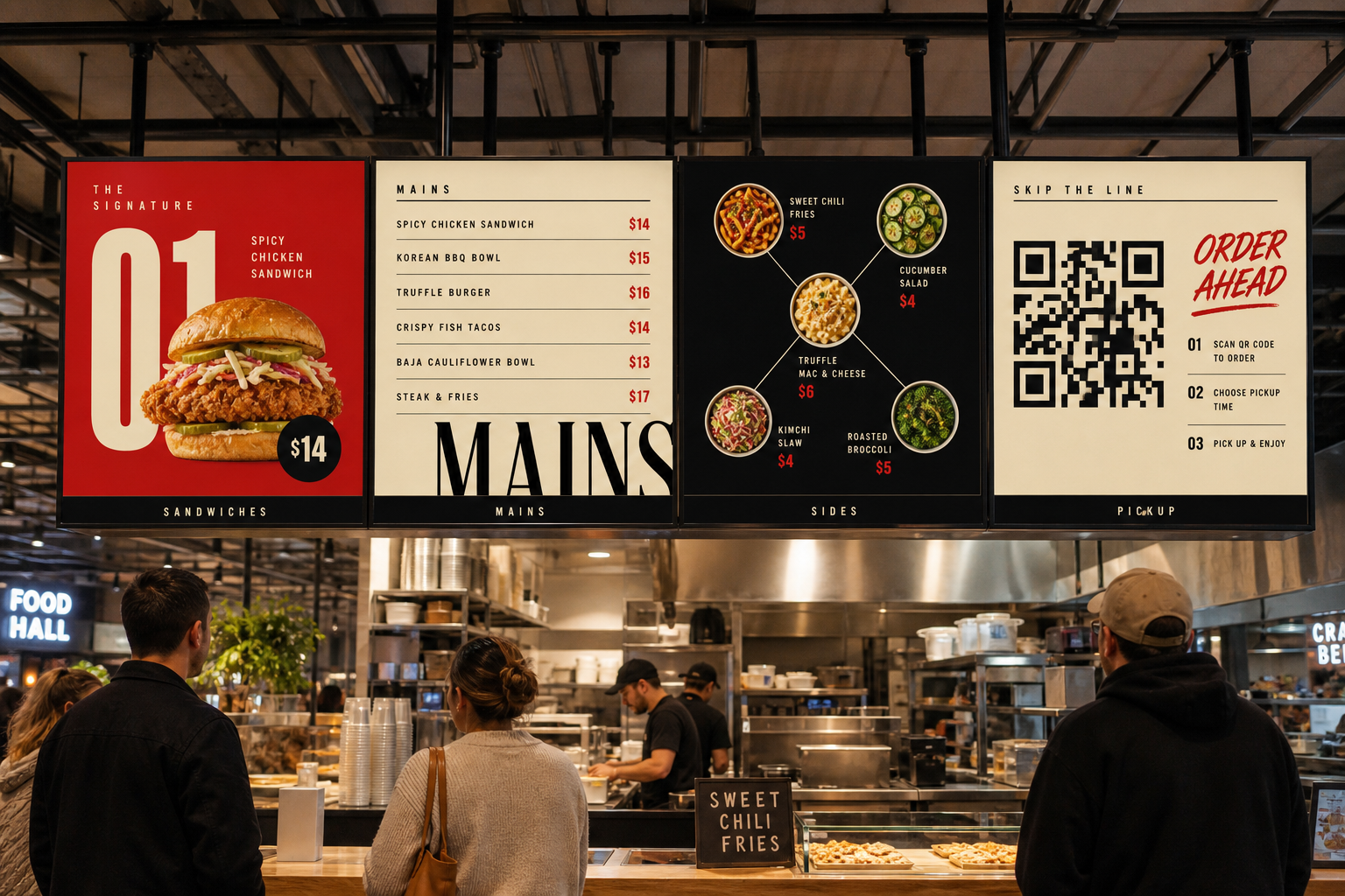 Multi-restaurant menu update system